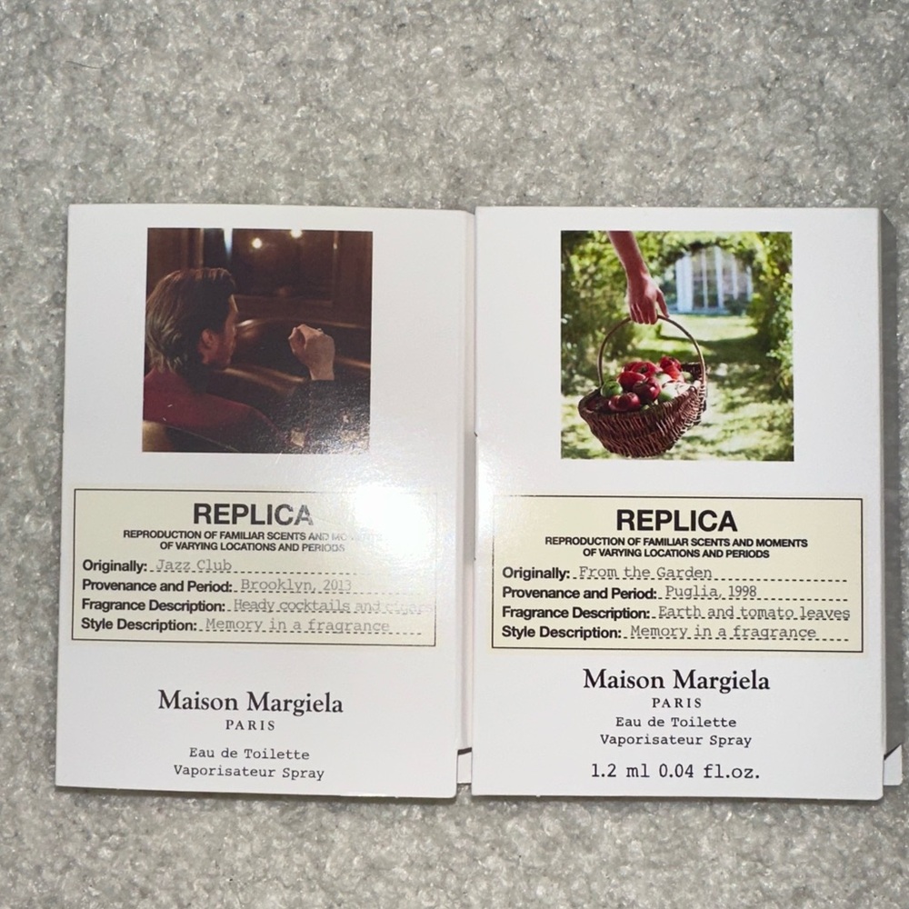 Brand New sample size Replica Fragrances in Jazz Club and From The Garden